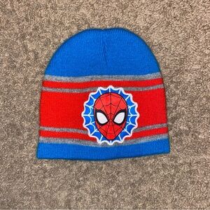 Kids Spider-Man Blue and Red Beanie